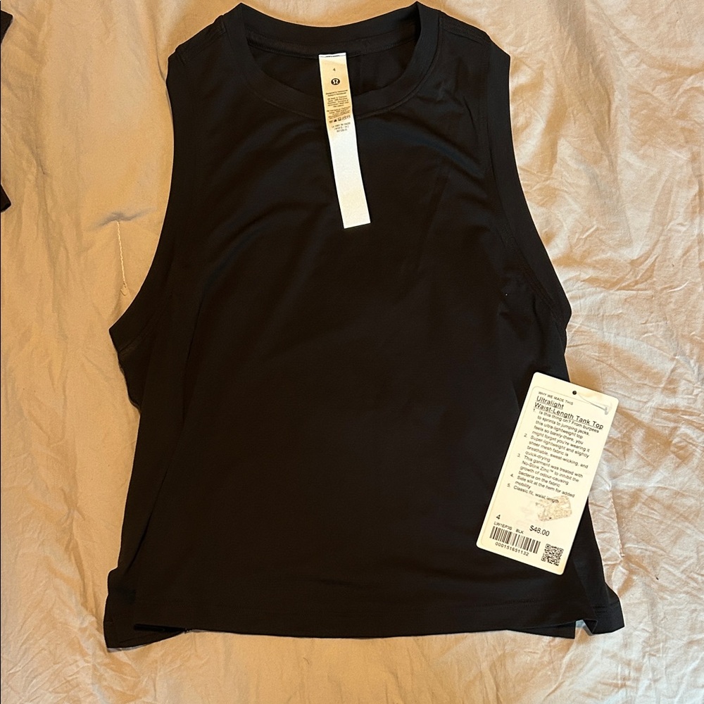 Lululemon Athletica Black Tank Top